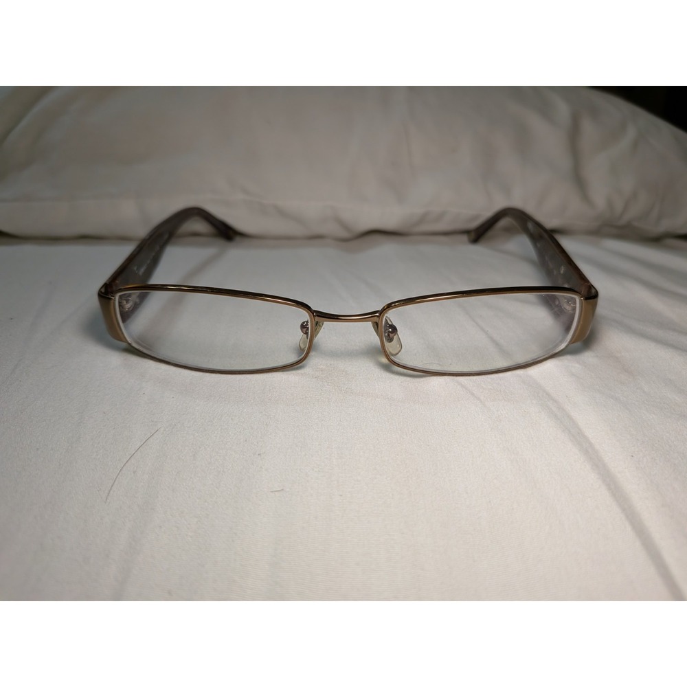 Versace MOD.1122-B 1061 Eyeglasses Brown Rectangular Full Rim Frames 51-17-135